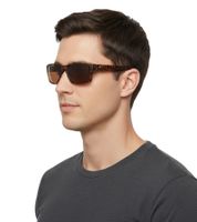 Champion Sonnenbrille Herren Freizeit-Brille polarisiert Urlaubs-Brille mit leicht Transparentem Rahmen CU514603 Braun