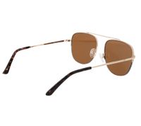 Gafas de sol Champion para hombre, estilo casual, polarizadas con efecto espejo, categoría 1, CU515101 Marrón/Dorado