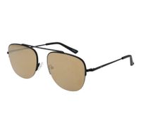 Lunettes de soleil Champion pour homme, style décontracté, verres polarisés miroir, catégorie 3, CU515103 Marron/Noir