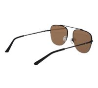 Lunettes de soleil Champion pour homme, style décontracté, verres polarisés miroir, catégorie 3, CU515103 Marron/Noir