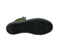 BRITISH KNIGHTS Dee Damen Mid-Top Sneaker mit Geparden-Muster Schnür-Schuhe mit verstärktem Zehenbereich B48-3710-16 Oliv-Grün