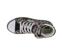 BRITISH KNIGHTS Dee Kids' Mid-Top Sneakers with Flamingos, Girls' Lace-Up Shoes with Reinforced Toe B48-3728I-01 Black/Pink/White