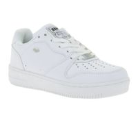 Zapatillas bajas para niños BRITISH KNIGHTS June con plantilla Comfort Foam PRO, con cordones, para adolescentes (B49-3617C-01), blancas