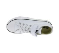BRITISH KNIGHTS Kaya Low Kids' Low-Top Canvas Sneakers with Reinforced Toe and Platform Lace-Up Shoes B49-3705C-01 White