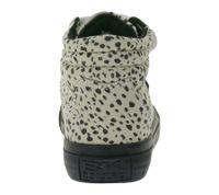 BRITISH KNIGHTS Dee Kids' Mid-Top Sneakers with Polka Dots, Lace-Up Shoes with Reinforced Toe, B48-3728C-01 Beige/Black