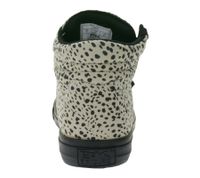 BRITISH KNIGHTS Dee Damen Mid-Top Sneaker mit Geparden-Muster Schnür-Schuhe mit verstärktem Zehenbereich B48-3728-01 Beige/Schwarz