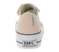 BRITISH KNIGHTS Kaya Low Kids' Low-Top Canvas Sneakers with Reinforced Toe and Platform Lace-Up Shoes B49-3705C-03 Nude-Pink