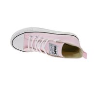 BRITISH KNIGHTS Kaya Mid Women's Mid-Top Canvas Sneakers with Reinforced Toe, Lace-Up Shoes B49-3709-04 Pale Pink