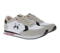 Zapatillas deportivas U.S. ATHLETIC Speed ​​Run para hombre, con diseño de lona y ante, con cordones, color gris, negro, blanco o azul marino