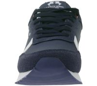 Zapatillas deportivas U.S. ATHLETIC Speed ​​Run para hombre, con diseño de lona y ante, con cordones, color gris, negro, blanco o azul marino