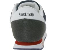 Zapatillas deportivas U.S. ATHLETIC Speed ​​Run para hombre, con diseño de lona y ante, con cordones, color gris, negro, blanco o azul marino