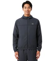 Veste d'entraînement zippée Lacoste Sport pour homme, veste de fitness déperlante, veste de sport éco-responsable BH3466 00 RT3 Grise