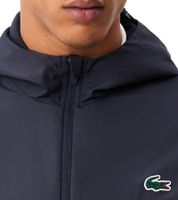 Veste d'entraînement zippée Lacoste Sport pour homme, veste de fitness déperlante, veste de sport éco-responsable BH3466 00 RT3 Grise