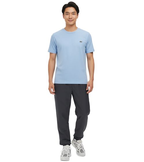 Pantaloni da allenamento Lacoste Sport da uomo, pantaloni da jogging sostenibili con elastico in vita e coulisse, pantaloni sportivi XH124T-00 S5T grigi