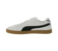 Baskets PUMA Club II Era pour homme et femme, en cuir véritable, au design rétro inspiré du football, avec semelle intérieure Softfoam, coloris beige/noir, blanc/noir ou beige/marron.
