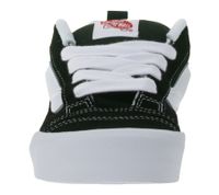 VANS Knu Skool Women's Genuine Leather Sneakers, Fashionable Low-Top Shoes with Rubber Waffle Sole, VN0009QC6BT1 Black