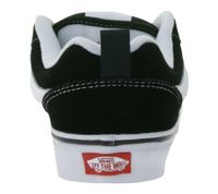 VANS Knu Skool Women's Genuine Leather Sneakers, Fashionable Low-Top Shoes with Rubber Waffle Sole, VN0009QC6BT1 Black