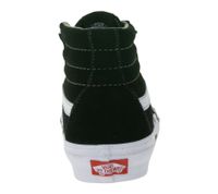 VANS SK8-Hi Flame Women's High-Top Sneakers with Flame Design Suede Shoes VN0005UJBZW1 Black/White