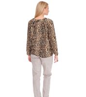 Pack de 2 Blusas Vestino Carmen de mujer con hombros descubiertos y estampado de leopardo (900319) Beige/Negro