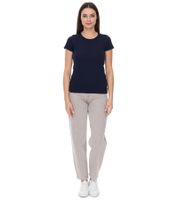 Confezione da 8 T-shirt da donna WORXWEAR - Maglietta girocollo a maniche corte alla moda, 180 g/m², blu navy