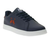 U.S ATHLETIC Street Herren City-Sneaker mit Logo-Print Schnür-Schuhe Turnschuhe in Schwarz, Navy, Braun oder Weiß