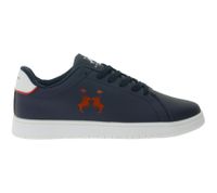 U.S ATHLETIC Street Herren City-Sneaker mit Logo-Print Schnür-Schuhe Turnschuhe in Schwarz, Navy, Braun oder Weiß