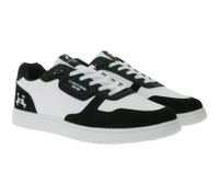 Zapatillas casuales básicas para hombre de U.S. ATHLETIC con logo en relieve, cordones y bordado. Disponibles en negro/gris, blanco/gris o blanco/negro.