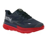 Zapatillas informales U.S. Athletic Nitro para hombre con estampado "USTH", con cordones. Disponibles en azul marino/rojo, negro, azul/naranja neón/blanco, negro/blanco o gris/blanco.
