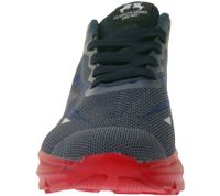 Zapatillas informales U.S. Athletic Nitro para hombre con estampado "USTH", con cordones. Disponibles en azul marino/rojo, negro, azul/naranja neón/blanco, negro/blanco o gris/blanco.