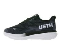 Zapatillas informales U.S. Athletic Nitro para hombre con estampado "USTH", con cordones. Disponibles en azul marino/rojo, negro, azul/naranja neón/blanco, negro/blanco o gris/blanco.
