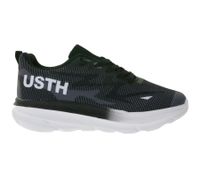 Zapatillas informales U.S. Athletic Nitro para hombre con estampado "USTH", con cordones. Disponibles en azul marino/rojo, negro, azul/naranja neón/blanco, negro/blanco o gris/blanco.