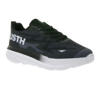 Zapatillas informales U.S. Athletic Nitro para hombre con estampado "USTH", con cordones. Disponibles en azul marino/rojo, negro, azul/naranja neón/blanco, negro/blanco o gris/blanco.