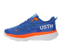 Zapatillas informales U.S. Athletic Nitro para hombre con estampado "USTH", con cordones. Disponibles en azul marino/rojo, negro, azul/naranja neón/blanco, negro/blanco o gris/blanco.