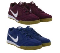 NIKE Gato Herren & Damen Low-Top-Sneaker Retro Turnschuhe mit Echtleder Hallen-Schuhe HQ6020 in Bordeaux-Rot und Blau