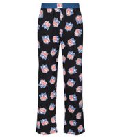 RE:COVERED X NFL Shield and Stars Loungepants Herren Schlafanzug-Hose mit NFL-Logo Baumwolle Pyjama-Hose Blau oder Schwarz