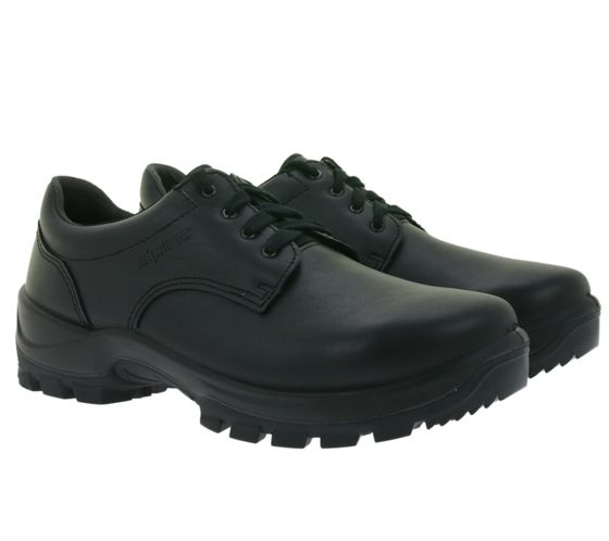 Alpina Kapla Women's & Men's Work Shoes with Removable Insole, Safety Shoes, Genuine Leather Shoes 69012 Black