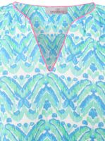 ZWILLINGSHERZ Joyful - Camicia estiva con decorazioni da donna, modello tunica, 33236, arancione/rosa/bianco o blu/rosa/bianco/verde