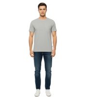 11 PROJECT Otto Men's Cotton T-Shirt, Simple Summer Shirt with Chest Pocket 20716238 ME Black, Blue, or Gray
