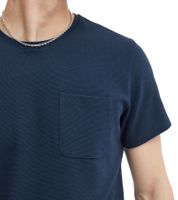 11 PROJECT Otto Men's Cotton T-Shirt, Simple Summer Shirt with Chest Pocket 20716238 ME Black, Blue, or Gray