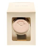 lilyandstone Women's Analog Quartz Watch with Leather Strap 35mm LSSFRGPBR Black/Rose Gold