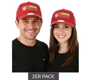 Gorra Trucker PUMA Serbia Unisex (Pack de 2) con el Escudo de Serbia 024287 03 Rojo Burdeos