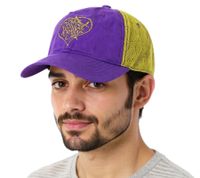 3-Pack Pussycat Dolls Unisex Trucker Cap Baseball Cap with Breathable Mesh Panel, Cotton Cap, Fan Hat TC110470PCD Purple/Gold
