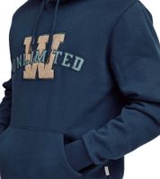BLEND Men's Cotton Hoodie with UNLIMITED Logo 20717207 Black, Gray, or Blue
