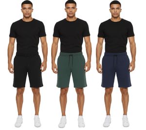 NORTH BEND Brendan Men's Sweat Shorts, Casual Bermuda Style with Viscose and Pockets 223450MMM Black, Green, or Blue