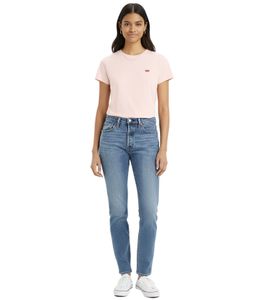 LEVI'S Perfect Tee Women's T-Shirt with Logo Patch Summer Shirt Cotton Shirt 39185-0323 Pink