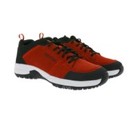Atmungsaktiver ALPINA Opal Damen & Herren Trekking-Schuhe Wander-Sneaker Outdoor-Schuhe 627G-2K Rot/Schwarz