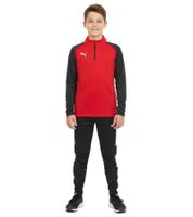 PUMA Teamliga 1/4 Zip Top Kids' Sweatshirt Sustainable Training Shirt with dryCELL Sport Shirt 657237 Red, Blue, Gray, Yellow, or Green