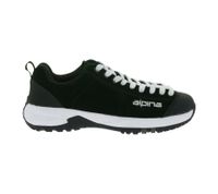 Wasserabweisender ALPINA Diamond Unisex Trekking-Schuhe Wander-Sneaker Echtleder-Schuhe Outdoor-Schuhe IS211K Schwarz/Grau