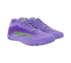 Dynamic PUMA Stewie 3 Lace Em Up Men's Basketball Shoes with NITRO FOAM Women's Indoor Shoes 311346 01 Purple/Green