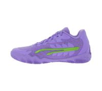 Dynamic PUMA Stewie 3 Lace Em Up Men's Basketball Shoes with NITRO FOAM Women's Indoor Shoes 311346 01 Purple/Green